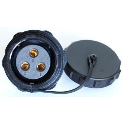 Connecteur circulaire RS PRO, Standard 3 contacts, Montage panneau, raccordement A visser ( Prix pour 1 )