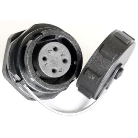 Connecteur circulaire RS PRO, Standard 4 contacts, Montage panneau, raccordement A souder ( Prix pour 1 )