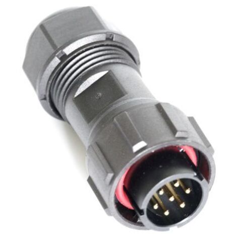 Connecteur circulaire RS PRO, Standard 4 contacts, Montage sur câble, raccordement A souder ( Prix pour 1 paire )