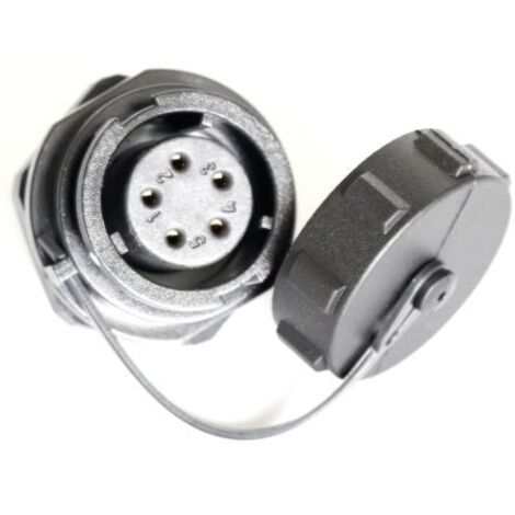 Connecteur circulaire RS PRO, Standard 5 contacts, Montage panneau, raccordement A souder ( Prix pour 1 )