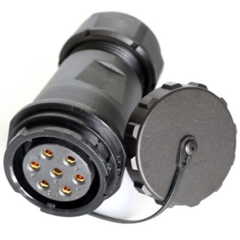 Connecteur circulaire RS PRO, Standard 7 contacts, Montage sur câble, raccordement A visser ( Prix pour 1 )