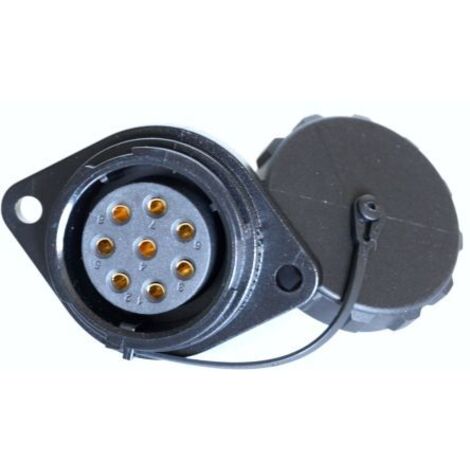 Connecteur circulaire RS PRO, Standard 8 contacts, Montage panneau, raccordement A visser ( Prix pour 1 )