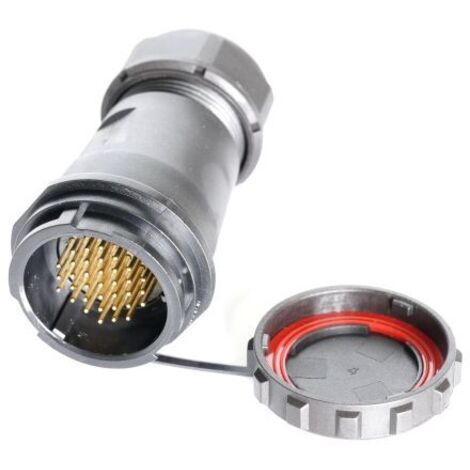 Connecteur circulaire RS PRO, Standard 8 contacts, Montage sur câble, raccordement A souder ( Prix pour 1 paire )