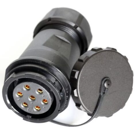 Connecteur circulaire RS PRO, Standard 8 contacts, Montage sur câble, raccordement A visser ( Prix pour 1 )