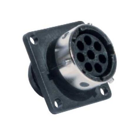 Connecteur circulaire Taille 14 Femelle 12 Voies pour panneau