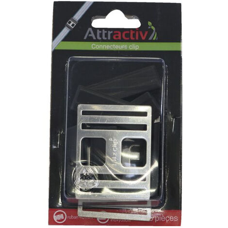 Connecteur Clip Inox Pour Ruban 40 Mm, 5 Pcs
