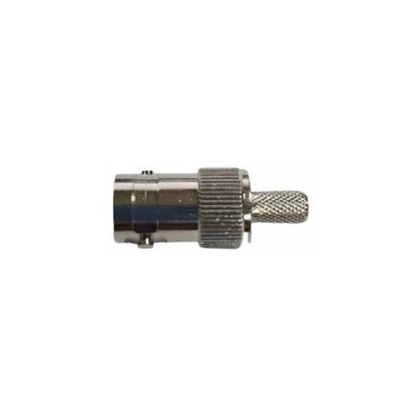Connecteur coaxial RS PRO Femelle Droit, raccordement A sertir 75O Montage sur câble ( Prix pour 1 )