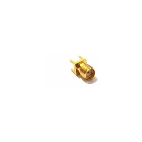 Connecteur coaxial RS PRO Femelle Droit, raccordement A souder 50O Montage panneau ( Prix pour 1 )