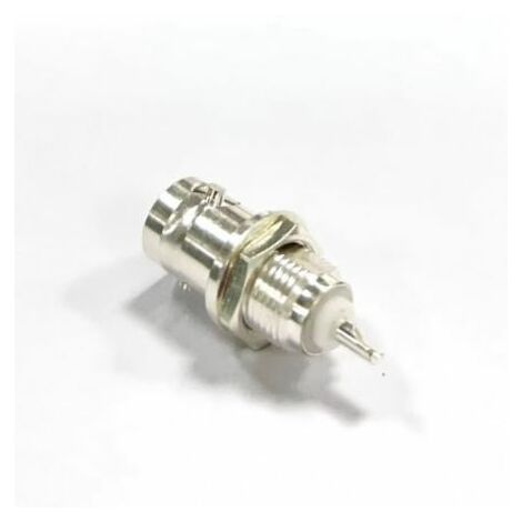 Connecteur coaxial RS PRO Femelle Droit, raccordement A souder 50O Montage panneau ( Prix pour 1 )