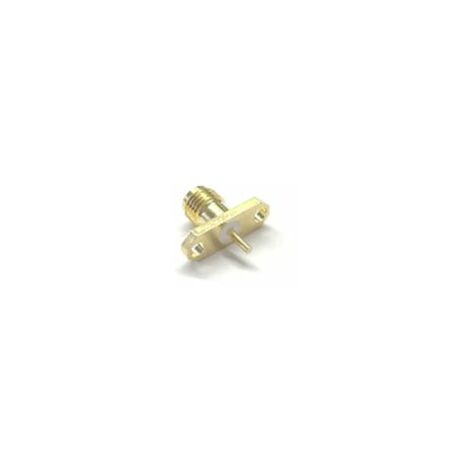 Connecteur coaxial RS PRO Femelle Droit, raccordement A souder 50O Montage sur Platine ( Prix pour 1 )
