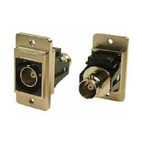 Connecteur coaxial RS PRO Femelle Droit, raccordement Câble 75O Montage panneau ( Prix pour 1 )