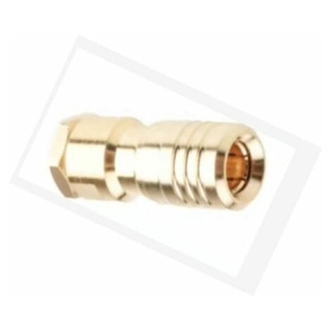 Connecteur coaxial RS PRO Femelle Droit, raccordement Cage à ressort 50O Montage sur câble ( Prix pour 1 )