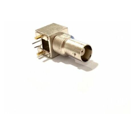 Connecteur coaxial RS PRO Femelle Droit, raccordement Traversant 50O Montage sur CI ( Prix pour 1 )