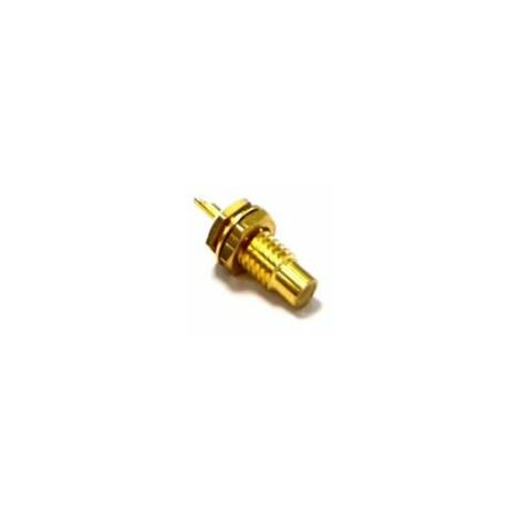 Connecteur coaxial RS PRO Mâle Droit, raccordement A souder 50O Montage panneau ( Prix pour 1 )