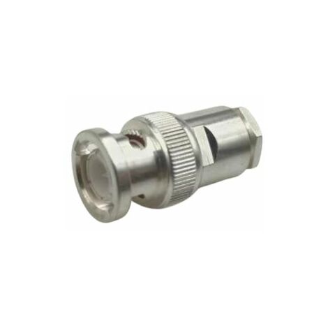 Connecteur coaxial RS PRO Mâle Droit, raccordement Cage à ressort 50O Montage sur câble ( Prix pour 1 )
