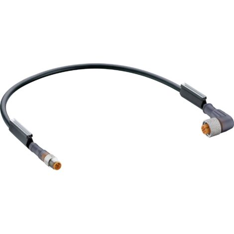 Connecteur confectionné pour capteurs/actionneurs Belden RST 4-RKWT/LED P 4-225/0,6M 11867-1 M12 mâle, droit, femelle, coudé 0.60 m Nombre de pôle Y629781
