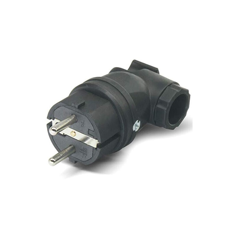 PCE - connecteur coudé sk 230 V/16 a IP44 en caoutchouc 05822-S