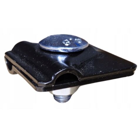 Connecteur croisé, support de protection contre la foudre à un trou pour fil, universel, NOIR