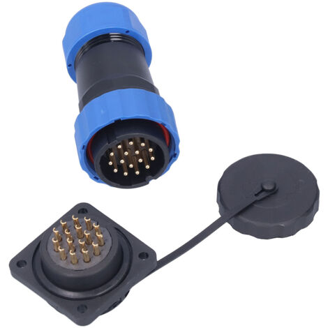 Connecteur d'alimentation étanche IP68 mâle femelle 4 broches carré SP2816 pour aviation 380V 10A
