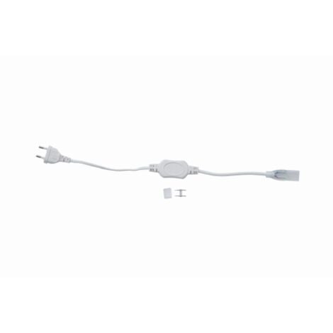 LECLUBLED Connecteur d'alimentation pour ruban LED 220V étanche 1 unité