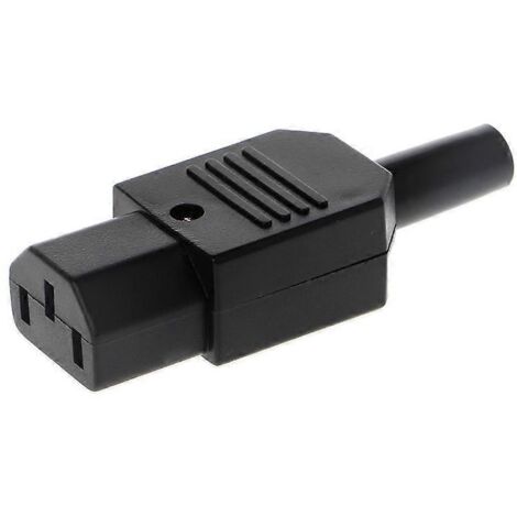 Connecteur d'alimentation réarmable IEC 320 C13 femelle, prise 3 broches, 10 A / 250 V