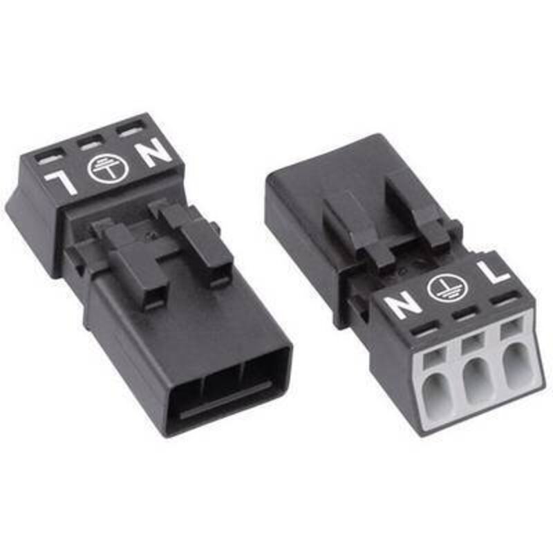 WAGO 890-213 Winsta Mini Plug without Strain Relief Housing 3 Pole...