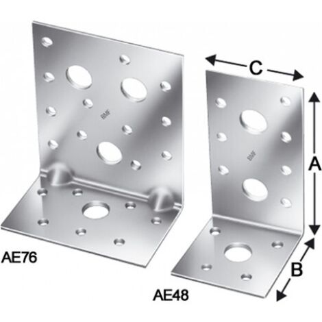 Connecteur d'angle AE76 SST (Par 100)