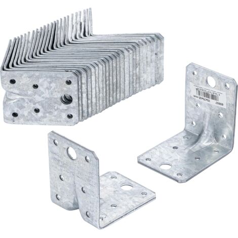 Connecteur d’angle  avec bourrelet (renforcement)  70 x 70 x 55 x 2,5 mm  Packe Économie  25 pièces