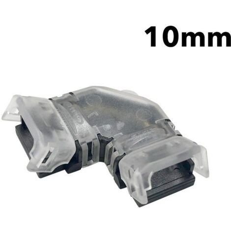 Connecteur d'angle en "L" à ruban LED COB monochrome 12V / 24V -