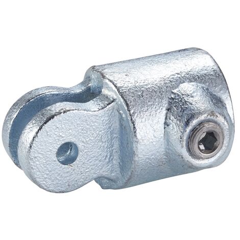 Connecteur d'assemblage support panneau fin épaisseur 6 mm Ø 42 mm