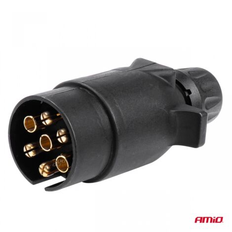 Connecteur d'attelage de remorque 7 broches AMIO-03216