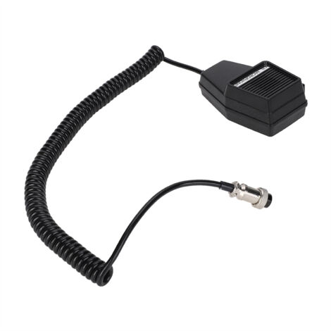 Connecteur d'Aviation 4 Broches pour Haut-Parleur CB Radio, Support Rotatif 360° pour Talkie-Walkie