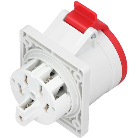 Connecteur d'aviation étanche IP44 32A 3P+E+N pour prises industrielles 220/380V AC