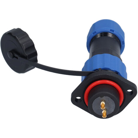 Connecteur d'Aviation Étanche IP68 SP16, Prise Mâle/Femelle à 2 Pôles (380V 10A) pour Joints à Brides