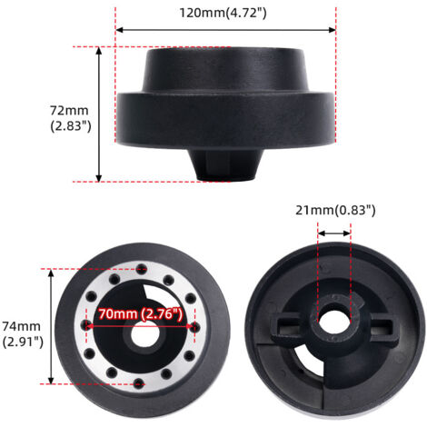 Connecteur de base de volant adaptable pour BMW E46, M3, 328i et 325i. Un connecteur pour base de volant BMW E46/M3, pour adaptation après-vente.
