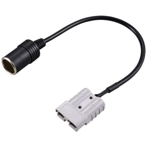 Connecteur de batterie à courant élevé sur prise allume-cigare TC-12195696 noir TRU COMPONENTS Contenu: 1 pc(s)