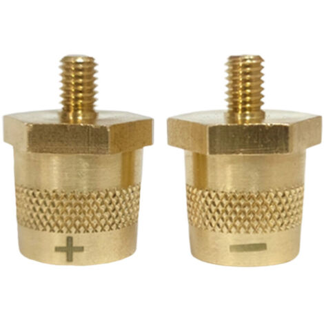 Connecteur de batterie de voiture, filetage intérieur 8 mm, filetage extérieur 6/8 mm, tête de pile ordinaire modifiée, connecteur de batterie en laiton, accessoires de modification