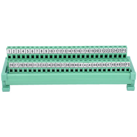 Connecteur de Bloc à Bornes PLC Module SCSI50 P 35mm pour Rail DIN Équipement Électrique