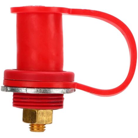 Connecteur de borne de batterie 250A 3/8 pouce, codé par couleur, avec capuchon pour voitures, camping-cars et bateaux.