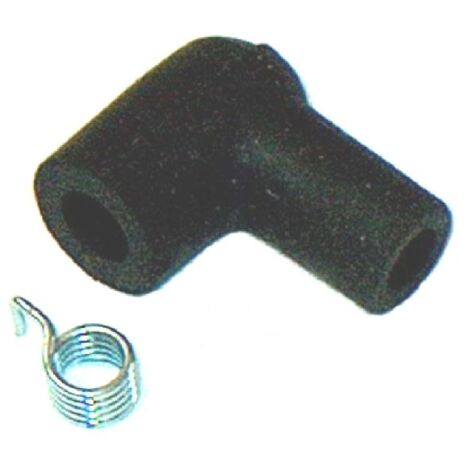 Connecteur de bougie d'allumage capuchon de pipette avec ressort pour borne fixe