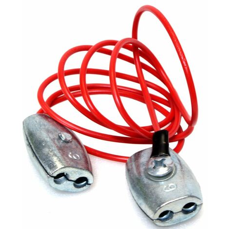Connecteur de câble 6 cm avec câble et pinces