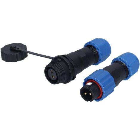 Connecteur de câble aviation 2 broches (380V 10A) - Prise robuste 1 à 7 broches, résistance à la corrosion, connexion fiable pour applications aéronautiques