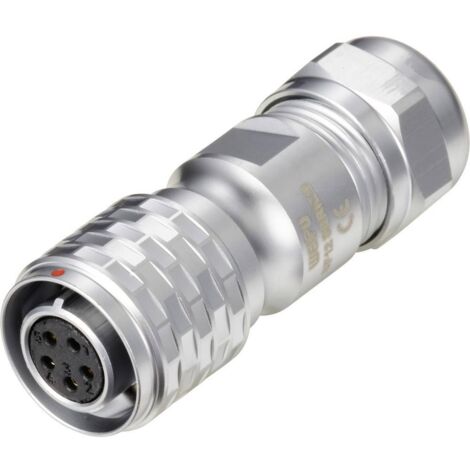 Connecteur de câble circulaire femelle, droit Ø 12 5 pôles 180 V/AC 5 A IP67 Push-Pull Weipu SF1210/S5 II D93600