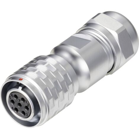 Connecteur de câble circulaire femelle, droit Ø 12 7 pôles 125 V/AC 5 A IP67 Push-Pull Weipu SF1210/S7 II D93022