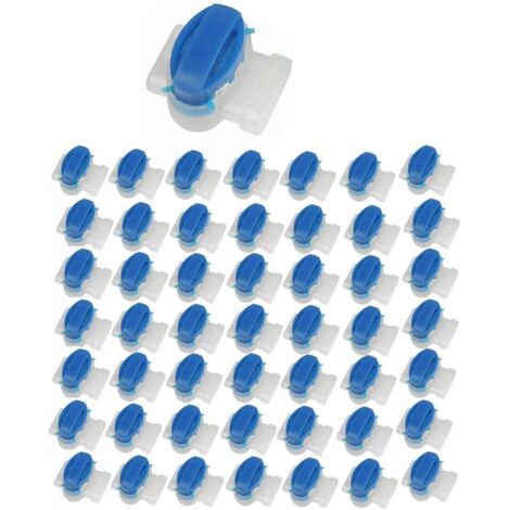Connecteur de Câble de Tondeuse à Gazon Robotique, Borne de Connecteur en Gel Étanche, Connecteurs Électriques 314 à 3 Broches, Bleu, 50 Pièces
