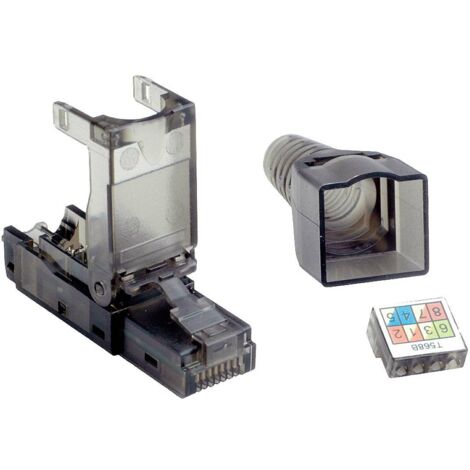 Connecteur de câble RJ45 Value, noir/transparent, 26.99.0372