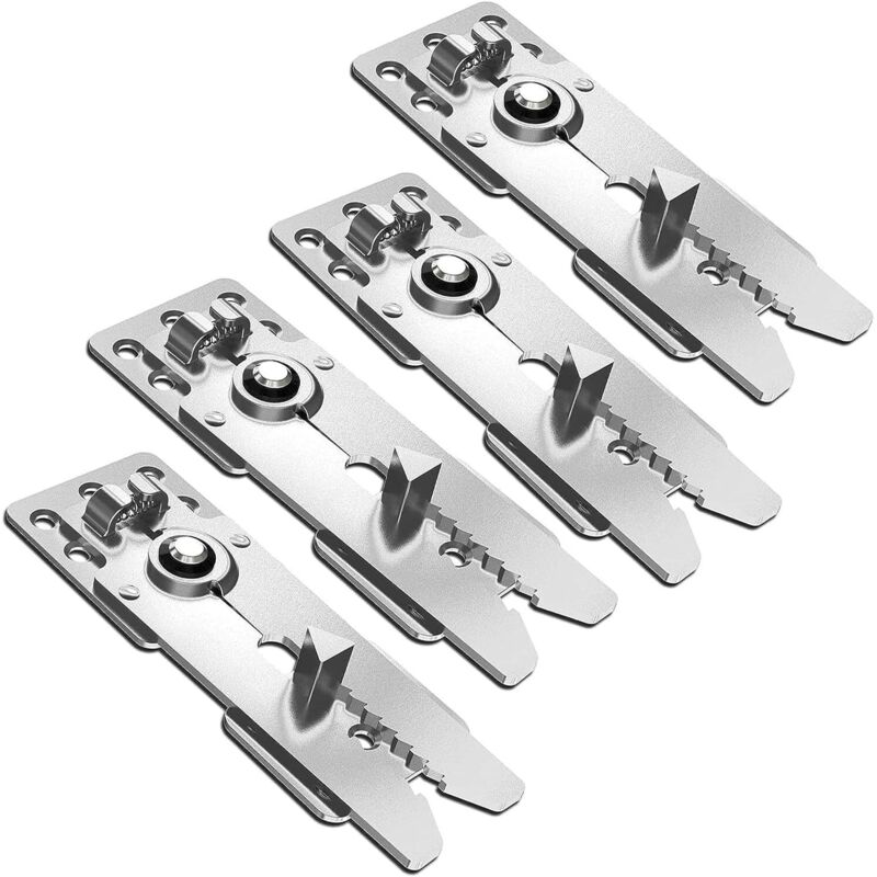 Connecteur de canapé en métal avec vis, lot de 4, connecteur pour canapé d'angle, vis, canapé d'angle, pièces détachées pour meubles