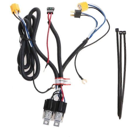 Connecteur de conversion pour phares antibrouillard H4, faisceau de câblage, prise