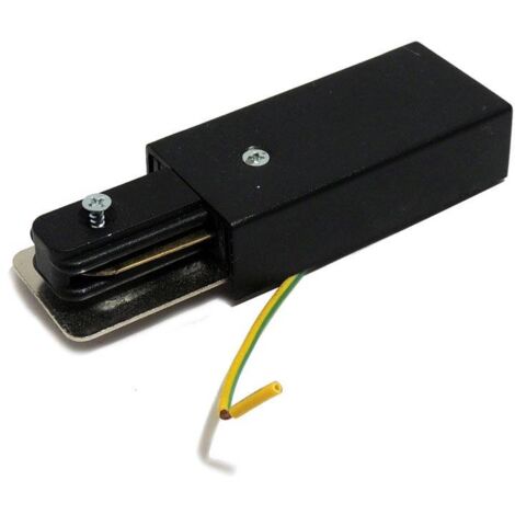 Connecteur de démarrage pour rail de surface monophasé - Noir