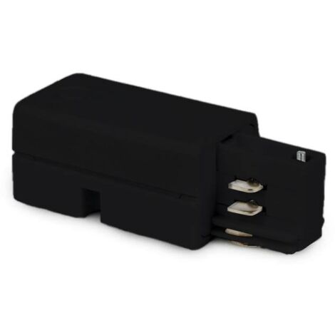 Connecteur de démarrage pour rail triphasé à montage en surface - Noir